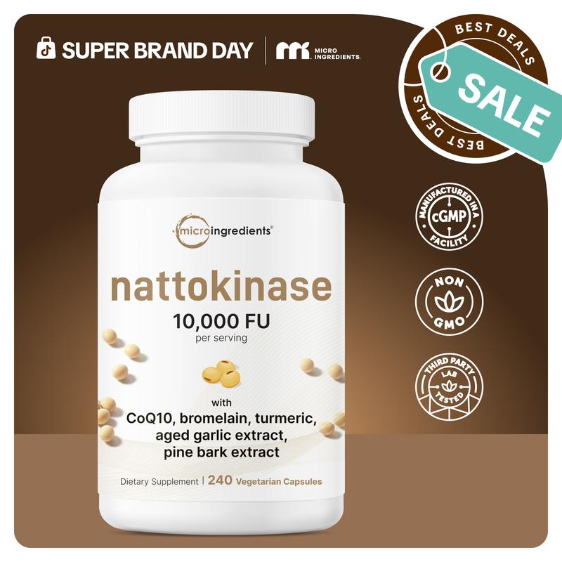 Nattokinase 10,000FU Complex: Improve Your Cardiovascular Health