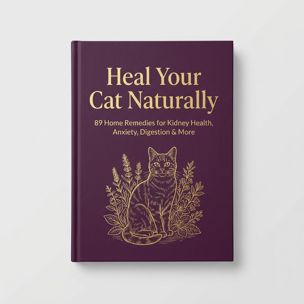 Heal Your Cat Naturally: 89 Home Remedies for Kidney Health, Anxiety, Digestion & More