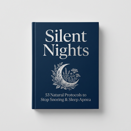 Silent Nights: 53 Natural Protocols to Stop Snoring & Sleep Apnea