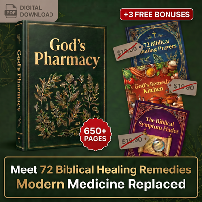 God's Pharmacy: 72 Biblical Healing Remedies Modern Medicine Replaced