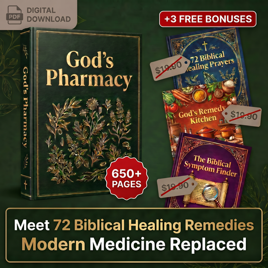 God's Pharmacy: 72 Biblical Healing Remedies Modern Medicine Replaced