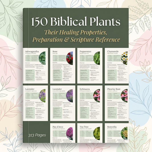 150 Biblical Plants: Their Healing Properties, Preparation & Scripture Reference